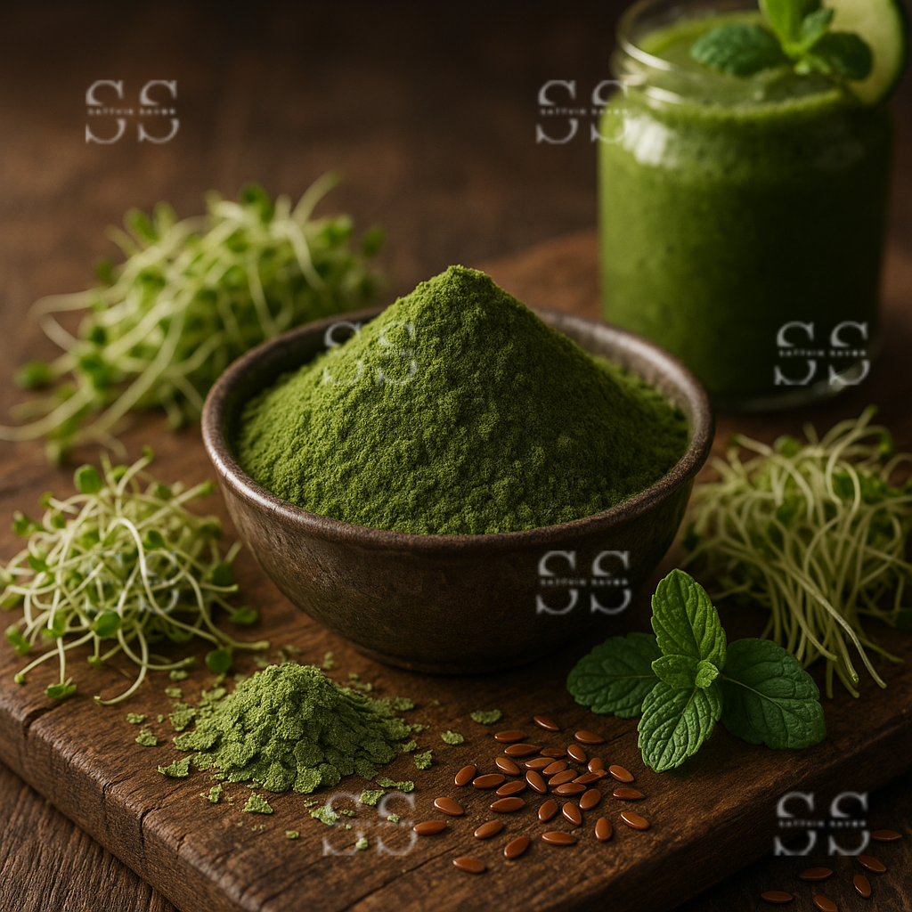 Alfalfa Grass Powder  Nutrient-Rich Superfood | Detox Support | Natural Wellness