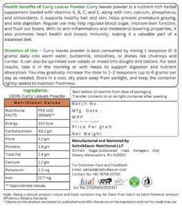 Curry Leaves Powder