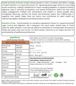 Karela Powder