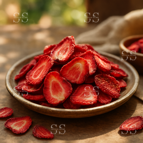 Strawberry Snacks (Dehydrated) | Sweet & Crisp | No Added Sugar