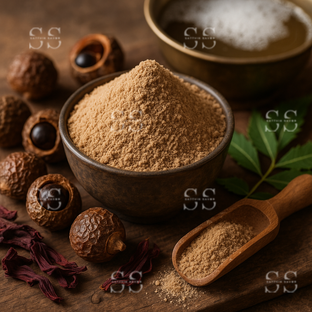 Ritha (Reetha) Powder – Natural Ayurvedic Cleanser